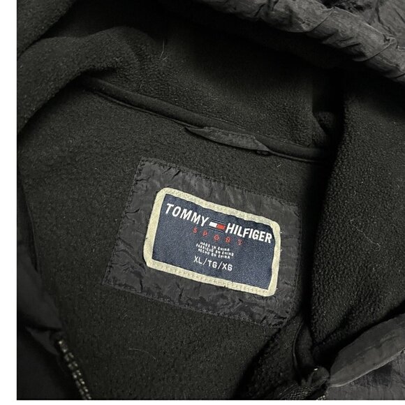Vintage Y2K Tommy Hilfiger Fleece Reflective Windbreaker Designer Jacket - Picture 6 of 6